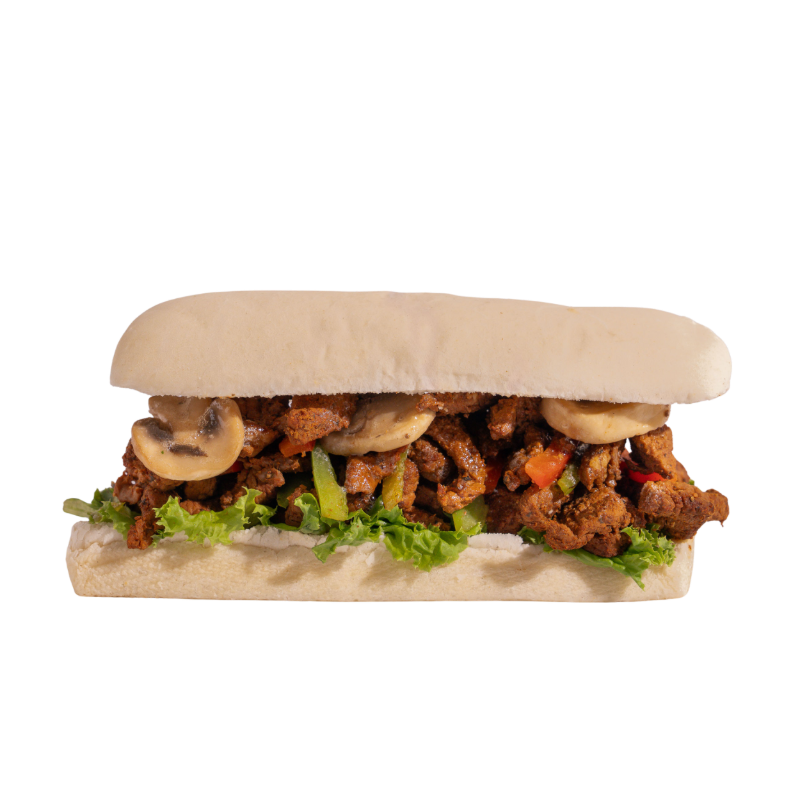 Beef Mushroom Panini Sandwich