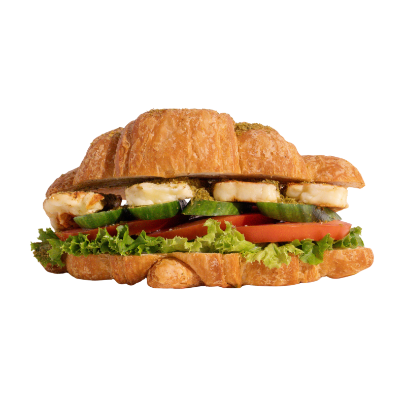 Halloumi Cheese With Zaatar Croissant