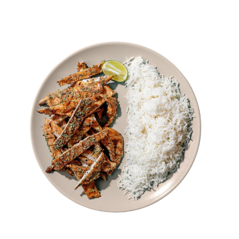 Mix Grilled Chicken With Herbs