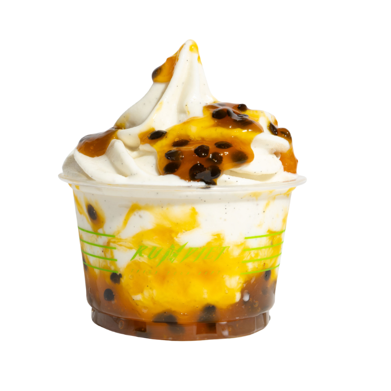 Pasion fruit ice cream