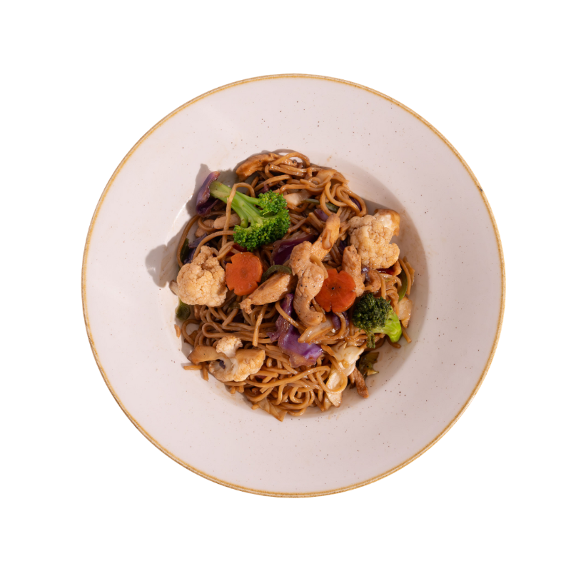 Chicken With Veggie Noodles